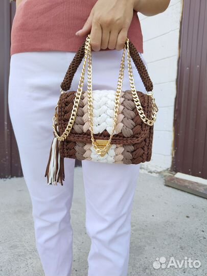 Сумка вязанная