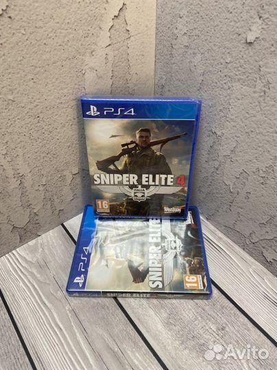 Новый/Sniper Elite 4 для ps4/5+доставка