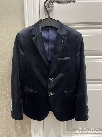 Пиджак школьный для мальчика 128