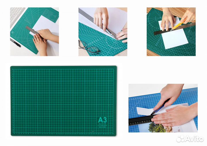 Мат для резки А4 А3 A2 А1 пвх толщина 2,8 мм