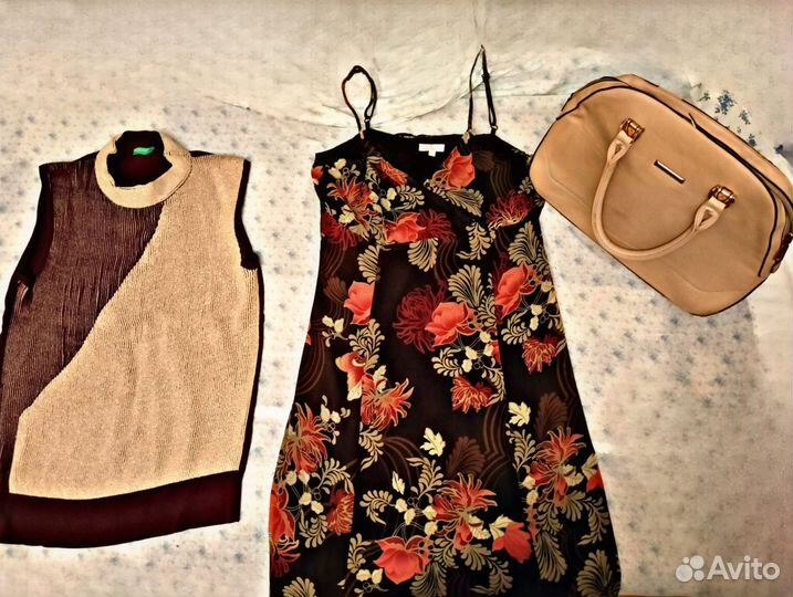 Женские вещи пакетом 46-48, платье, блузка