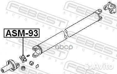 Крестовина карданной передачи ASM93 Febest