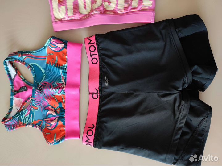 Продам спортивные шорты и топы бу