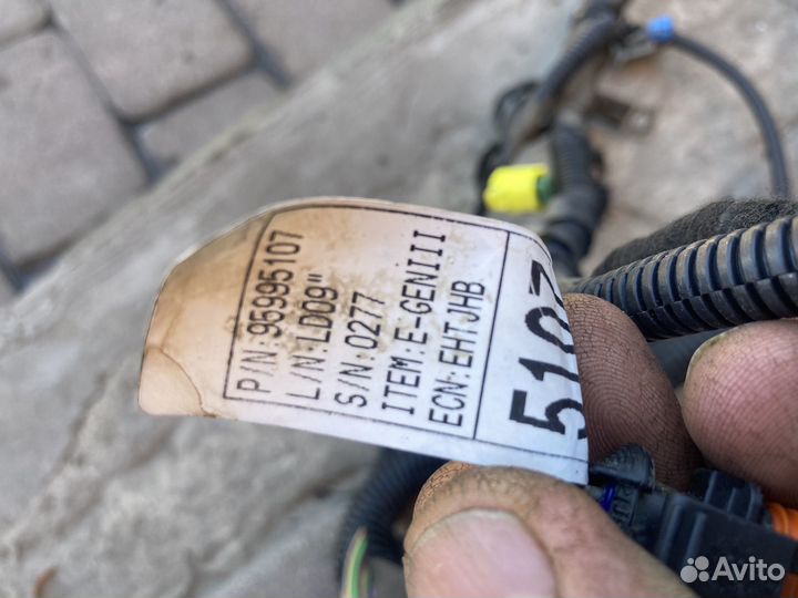 Подкапотная проводка chevrolet cruze j 300