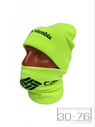 Комплект унисекс( шапка и снуд)