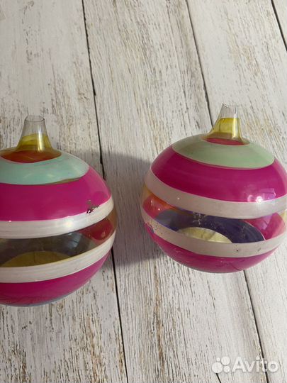 Елочные игрушки СССР глинка одним лотом