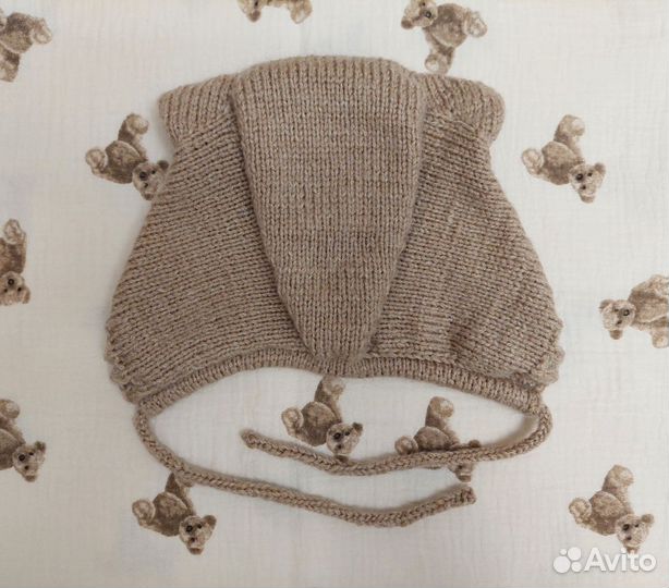 Шапка с ушками детская