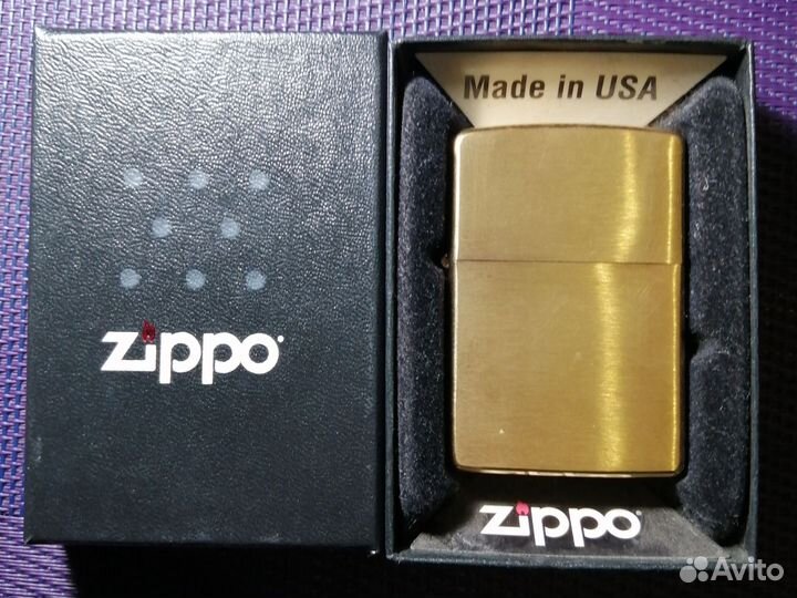 Зажигалка Zippo 204 Brass