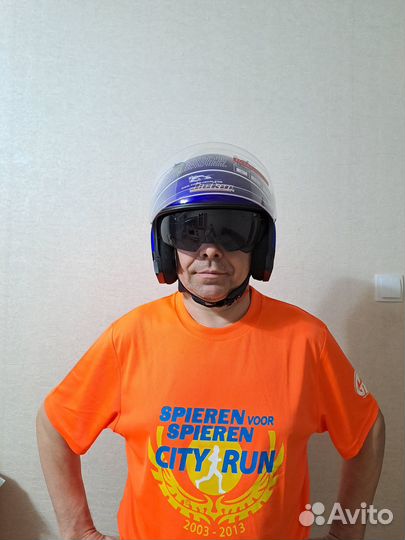 Мотошлем новый Jiekai