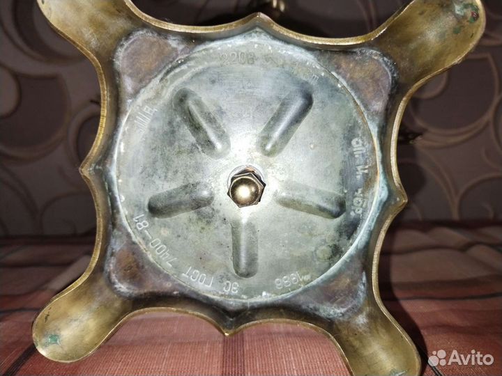 Самовар тульский латунь зшв