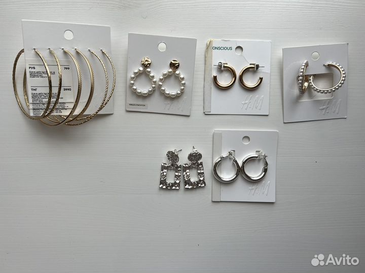 Серьги hm