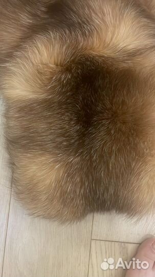 Шкура лисы(чулок) рыжая большая отлично выделанная
