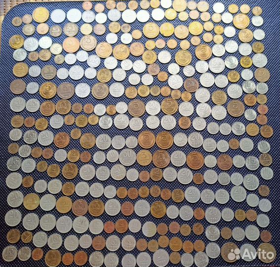 Медные и иные монеты СССР и России разных лет
