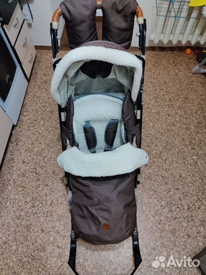 Санки коляска ника 7 8к
