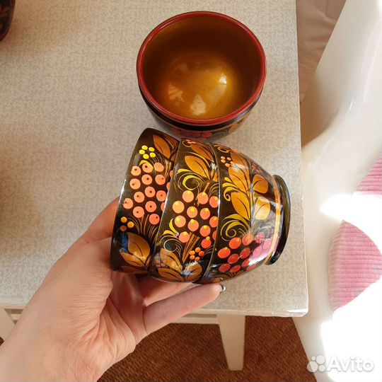 Чашки хохлома