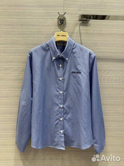 Рубашка MIU MIU хлопок