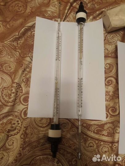 Термометры лабораторные ртутные и ареометры