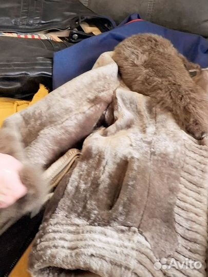 Полушубок мутоновый женский