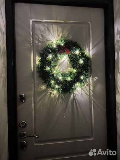 Новогодний венок на дверь