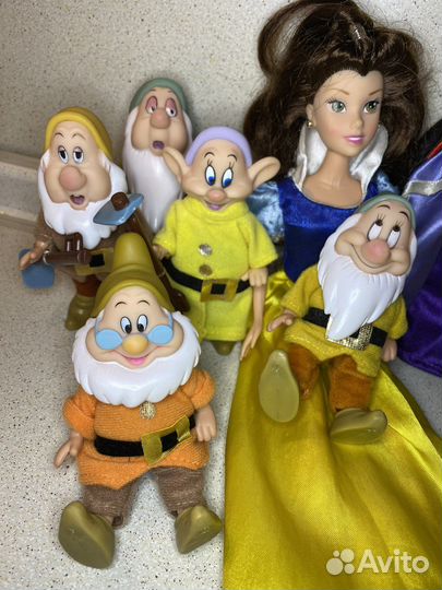 Семь гномов Злая Королева кукла принцесса дисней