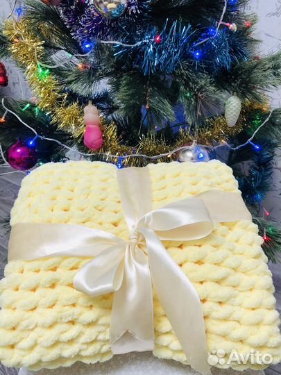 Плед детский плюшевый 85*105