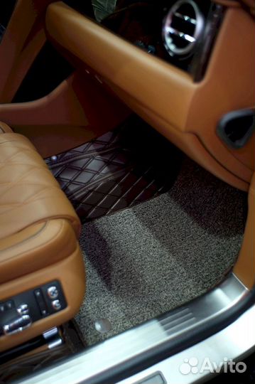 3Д коврики из экокожи Bentley