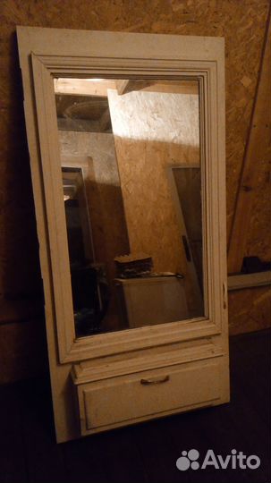 Раритетное старинное зеркало