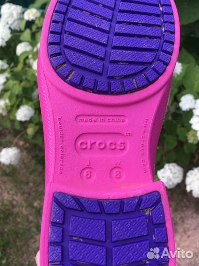 Резиновые сапоги crocs