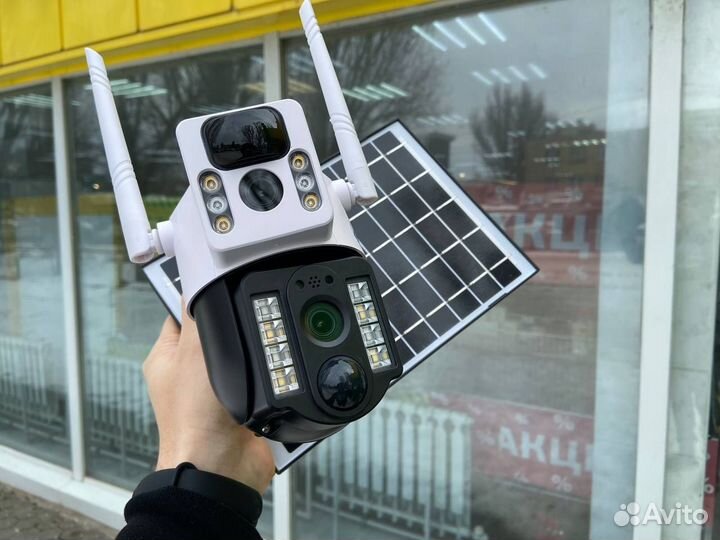 Камера видеонаблюдения на солнечных батареях 4g