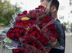Розы Цветы Букеты 60см с доставкой 11 21 31 51 101