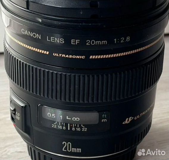 Объектив canon 20mm 2.8