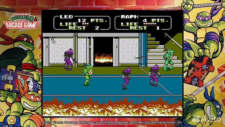 Игра Teenage Mutant Ninja Turtles: The Cowabunga