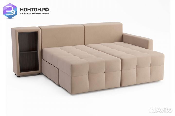 Диван угловой трансформер Самми бежевый