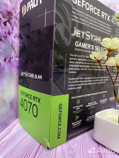 Palit GeForce RTX 4070 12 Gb JetStream (Новая)