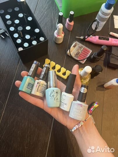 Набор для маникюра гель лаки лампа