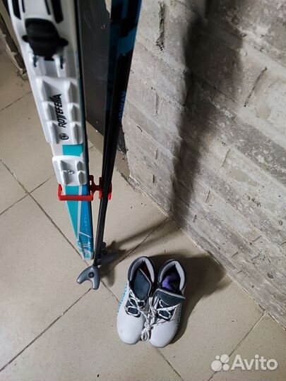 Лыжи беговые детские 160 комплект с ботинками