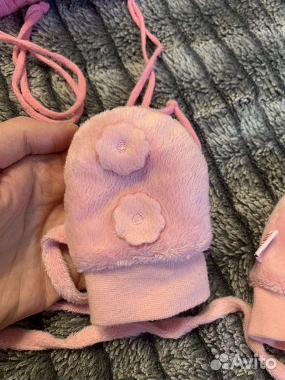 Комплект шапка, руковички