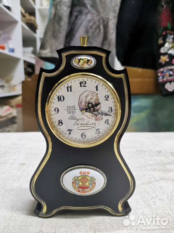Часы настольные Иван Яковлев Герб Чувашии (Ч)