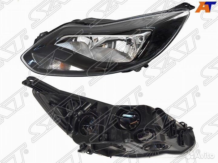 Фара ford focus III 11-15 LH черная ST-431-11A4L-m