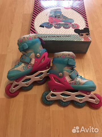 Ролики детские раздвижные со светящимися колесами