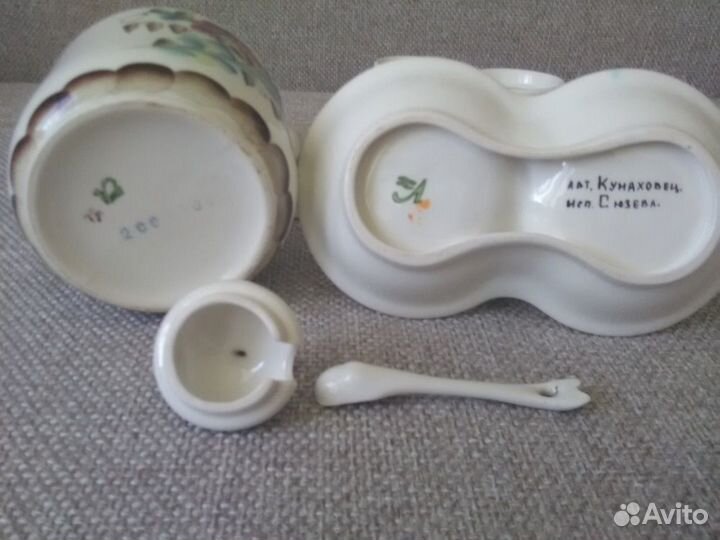 Фарфор набор для специй СССР