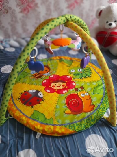 Детский игровой коврик б/у