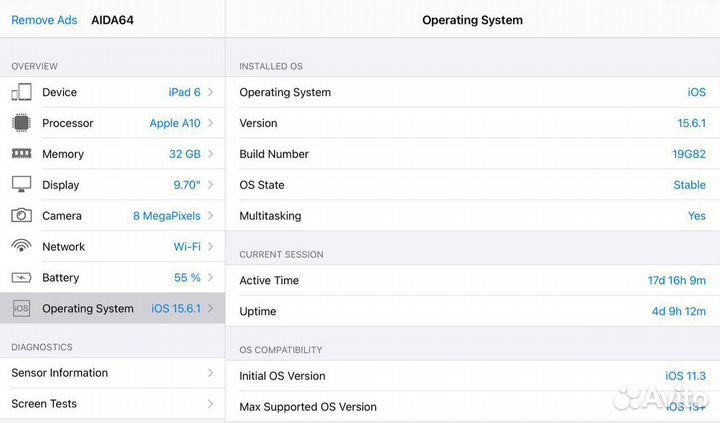 iPad 6 поколения 32гб