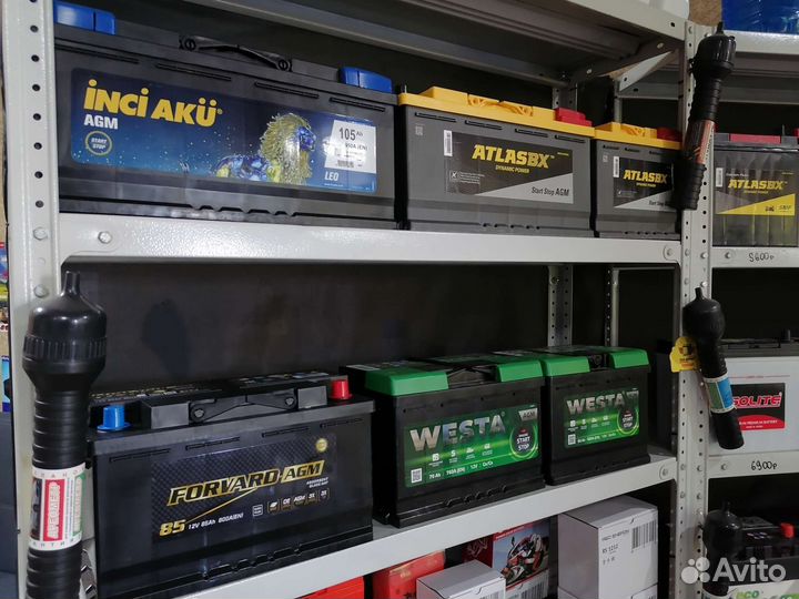 Аккумуляторы AGM (гелевые) stop-start