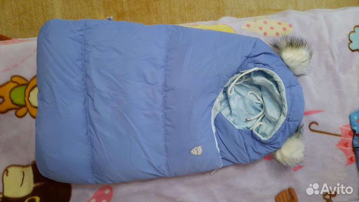 Конверт на выписку для мальчика зимний новый