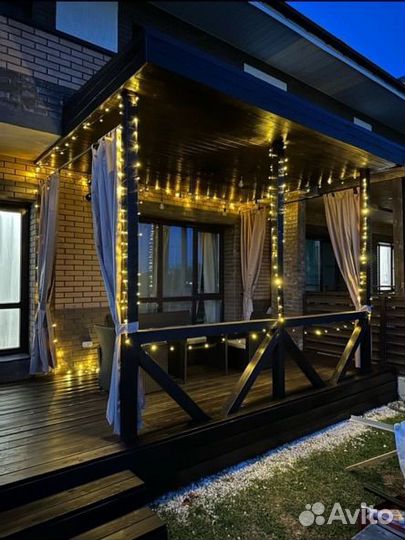 Гирлянда уличная 50 метров