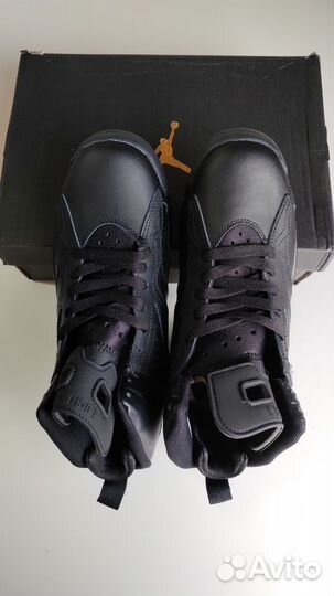 Кроссовки черные Nike Air Jordan 6