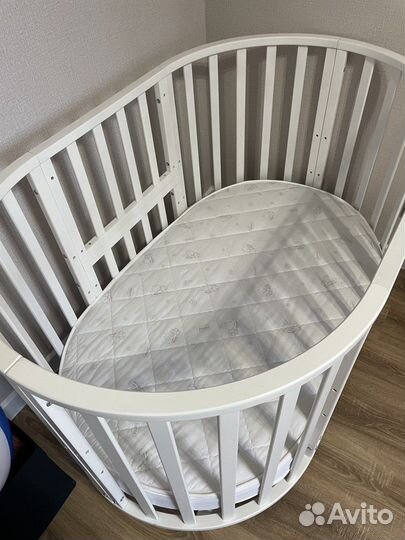 Детская кровать Северянка 6 в 1 Овальная