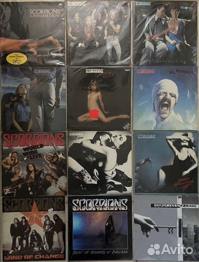 Scorpions оригинальные виниловые пластинки