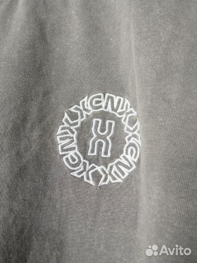 Футболка серая xcnx Universe с вышивкой варенная